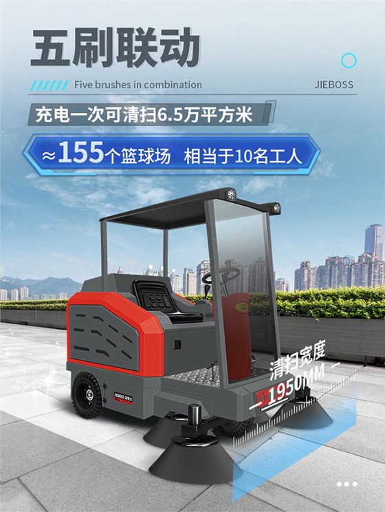 半封閉電動(dòng)掃地車(chē)1950