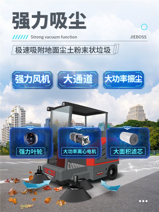 半封閉電動(dòng)掃地車(chē)1950