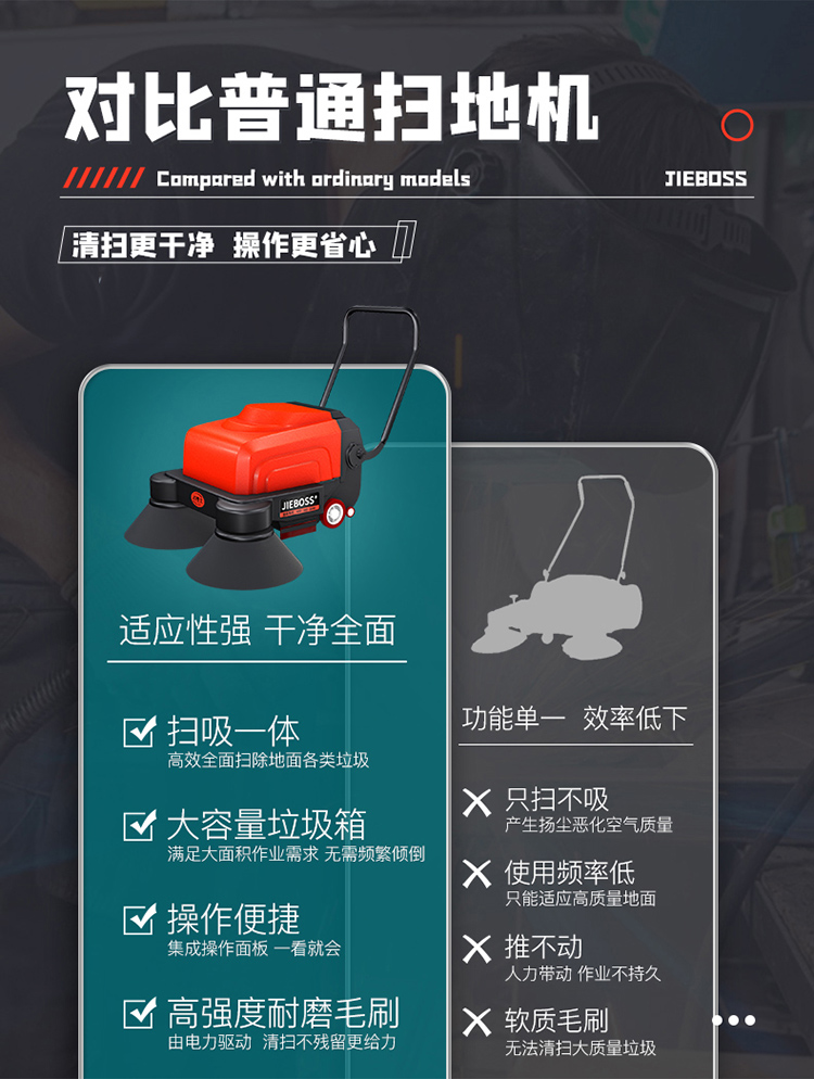 潔博士多功能電動(dòng)手推式掃地機1150 潔博士多功能電動(dòng)手推式掃地機1150